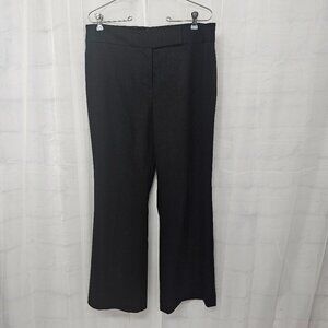 Alex Marie Black Trouser Pants Crop Business Office Bootcut 12P